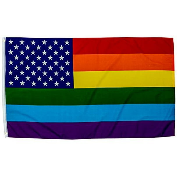 3x5 Rainbow Flag Gay Pride Lesbian Banner Striped Event Pennant LGBT Sign 3x5 Rainbow Flag Gay Pride Lesbian Banner Striped Event Pennant LGBT Sign